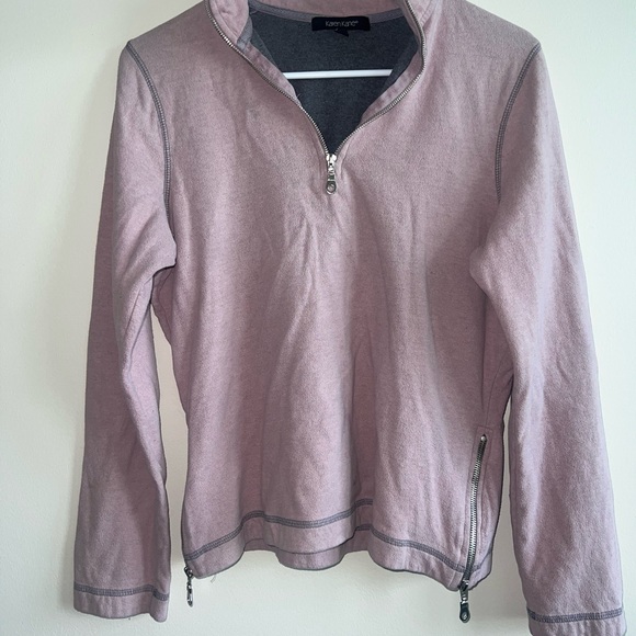 Karen Kane Women's Mauve Cowl Neck Sweater - Picture 1 of 4